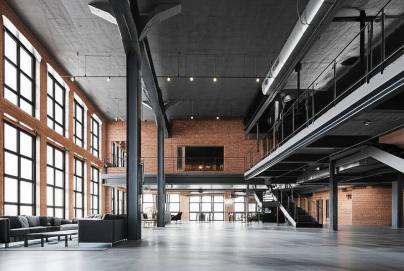 Cute Girl Turned an Abandoned Warehouse to Dream Loft | Industrial Room ...