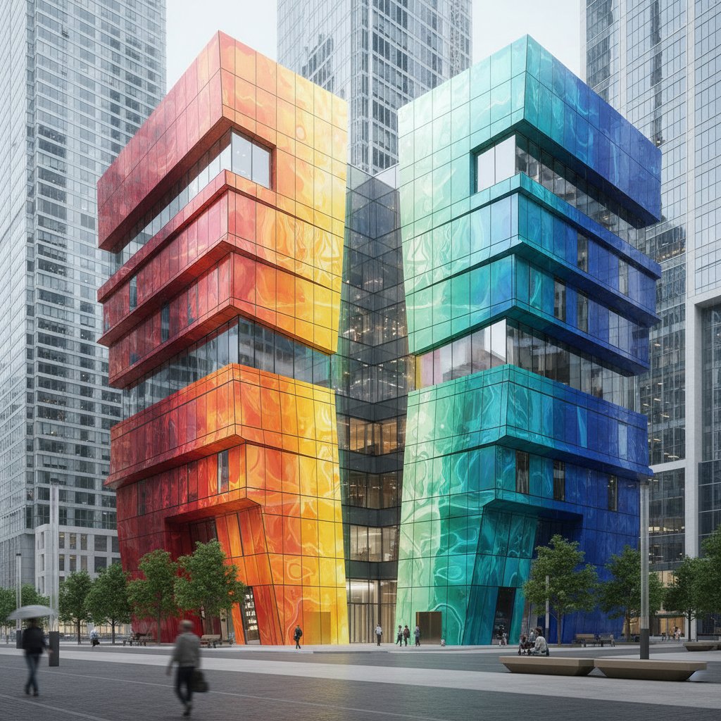 How Color-Changing Facades Revolutionize Modern Architecture ...