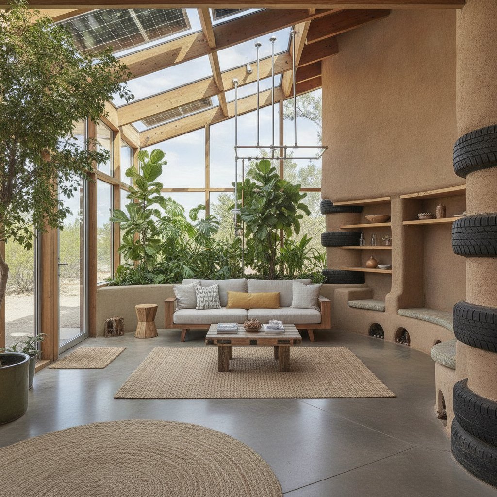 Build Off-Grid Earthship Homes Using Tires and Passive Solar Design ...